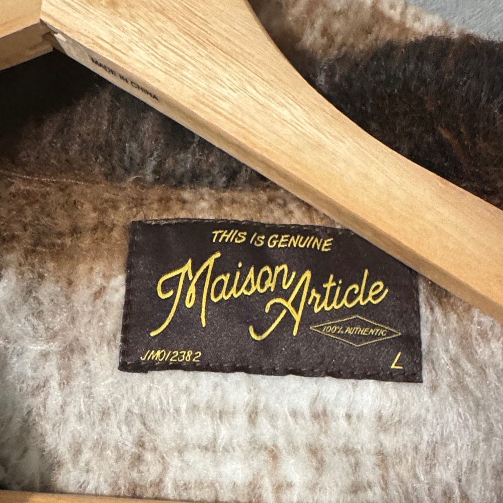 Maison Article Fur Brown Jacket - image 2